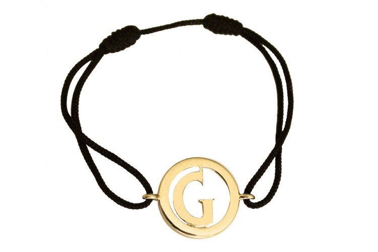 Alphabet G Gold Bracelet